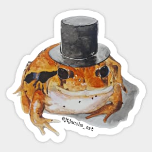 Fancy Tomato Frog Sticker